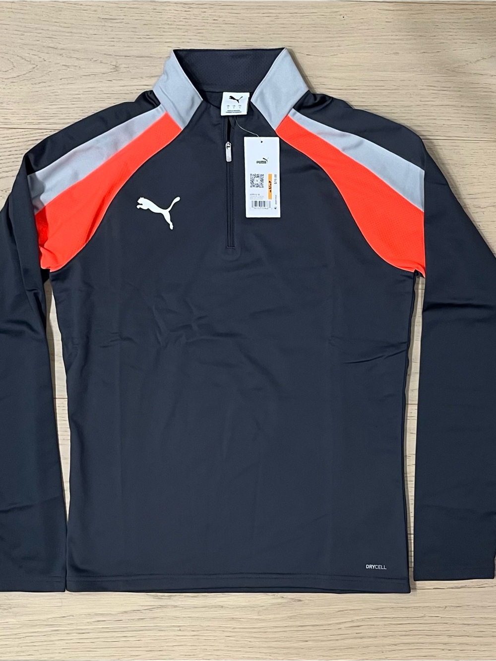 Puma Men’s Long-Sleeve 1/4 Zip Training Top Size S